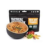 Tactical Foodpack Rice and Veggies - Gefriergetrocknete Mahlzeiten I zum Verzehr bereit I MRE I...