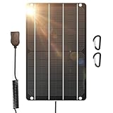 FlexSolar Solar Ladegerät USB 6W 5V Hochleistungs-monokristallines Modul, wasserdichtes...