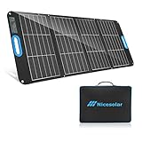 Nicesolar Solarpanel Faltbar 100W Solarmodul für Tragbare Powerstation Solargenerator, Solar...