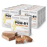 POW-R1® High Energy Bar, 10er Pack, 10x 250g Packung, Energieriegel Wandern, Radsport, Vorrats-Pack...