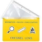 20 Stück Fresnel-Linse für Kreditkarten, Taschenlupe aus Kunststoff, Regel, für Sonnenlicht,...