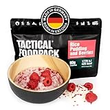 Tactical Foodpack Reispudding mit Beeren - Gefriergetrocknete Mahlzeiten I zum Verzehr bereit I MRE...