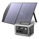 ALLPOWERS Solargenerator R600, 299WH LiFePO4 Batterie, 2x 600W (1200W Spitze) AC Ausgang Tragbare...